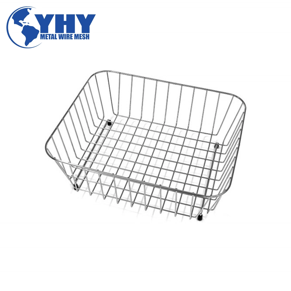 Space Saving Metal Wire Cage Basket