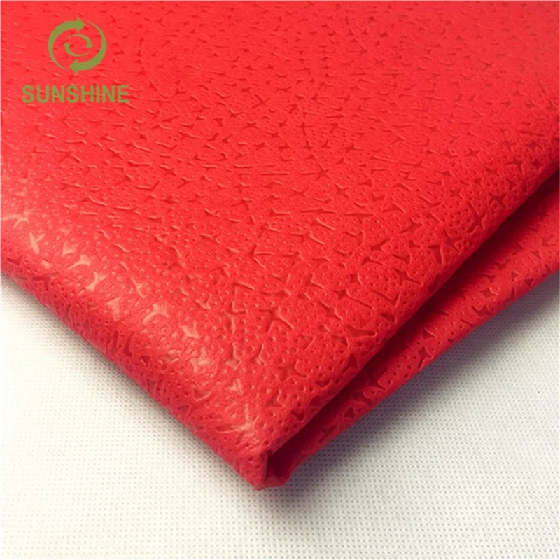 China Supplier 100% Polypropylene Fabric Embossed for Bag