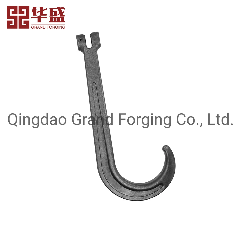 Factory Direct Sale Dorp Forged Alloy Steel Clevis Grab Hook Chain Hook 15"8"Eye Hook