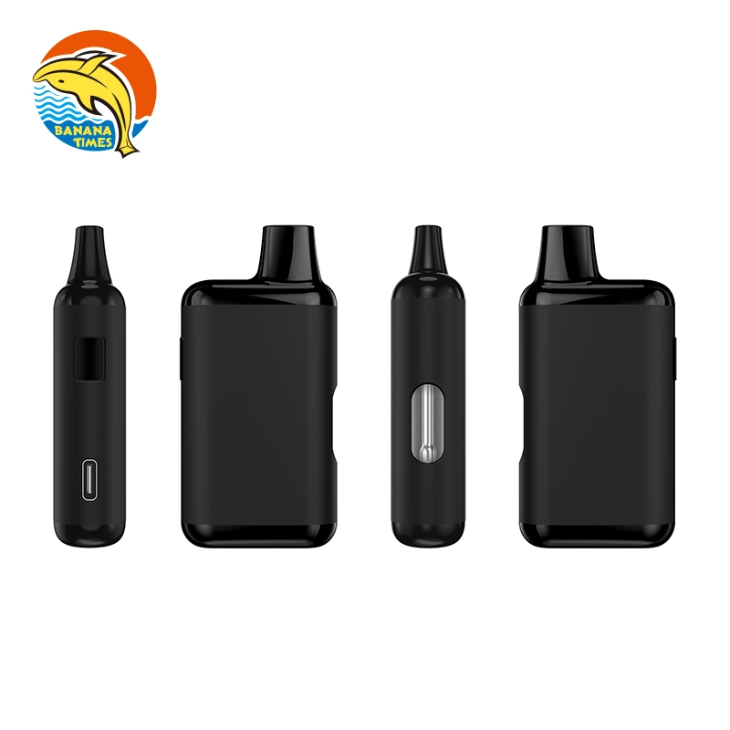 OEM Logo Factory Price Empty 1ml 2ml 3ml 4ml Transparent Oil Tank Vape Device H4 Hhc Thick Oil vape Preheat Mod Disposable/Chargeable Vape