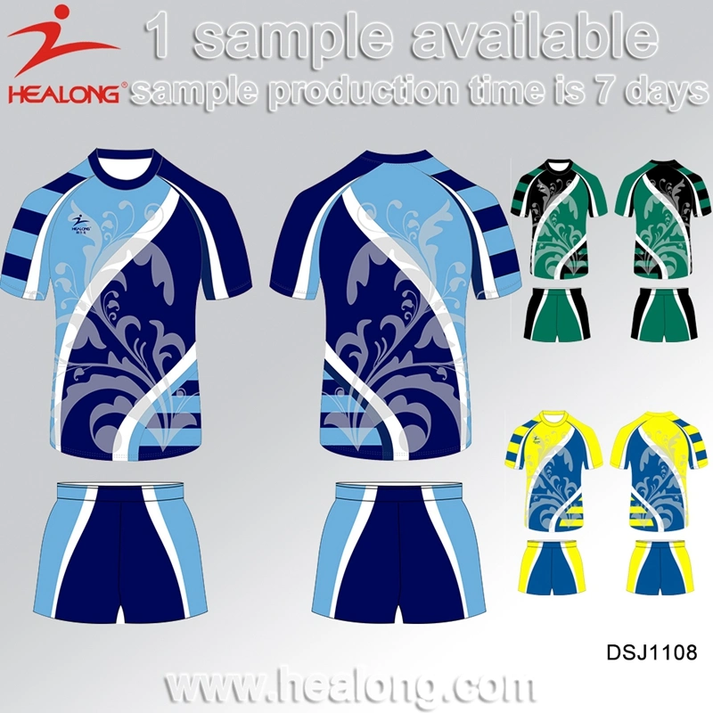 Serviço ODM Healong sublimação da Engrenagem de vestuário desportivo Rugby League júnior fardas de serviço