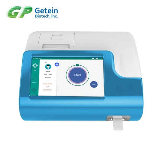 La fluorescencia Immuno-Quantitative Getein 1100 Analizador para las infecciones bacterianas graves