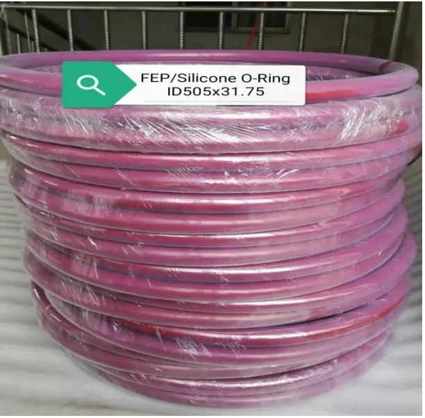 La FEP PFA encapsulado en PTFE juntas tóricas Mvq silicona