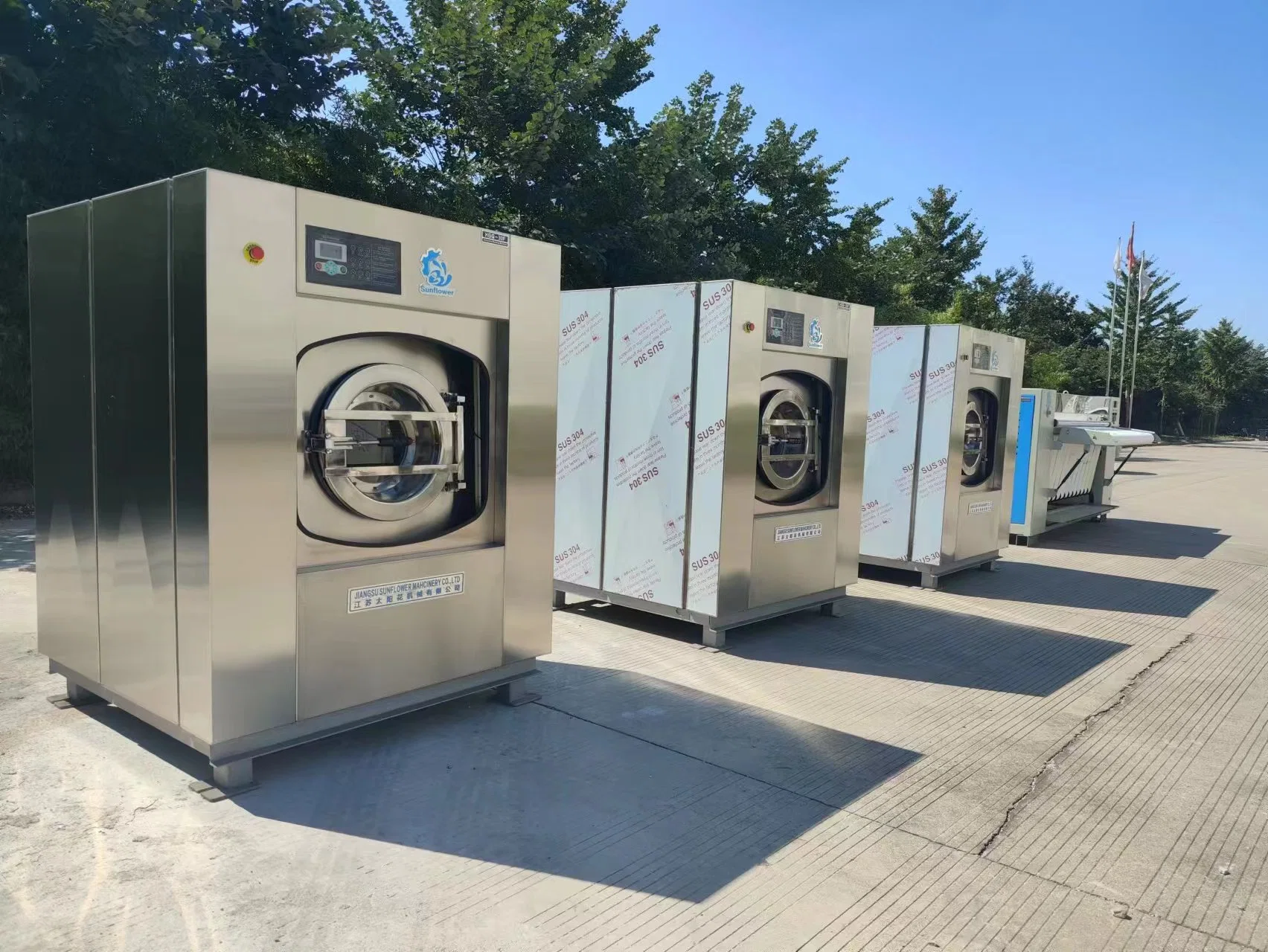 Fabricación de lavadoras de agua caliente para prendas de sistemas de minería profesional 20kgs