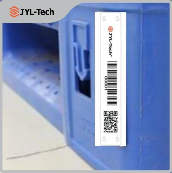 Custom Logo Barcode Printing EPC Encoding PVC/Pet Lamination Pallet Cards UHF RFID Tray Container Tag