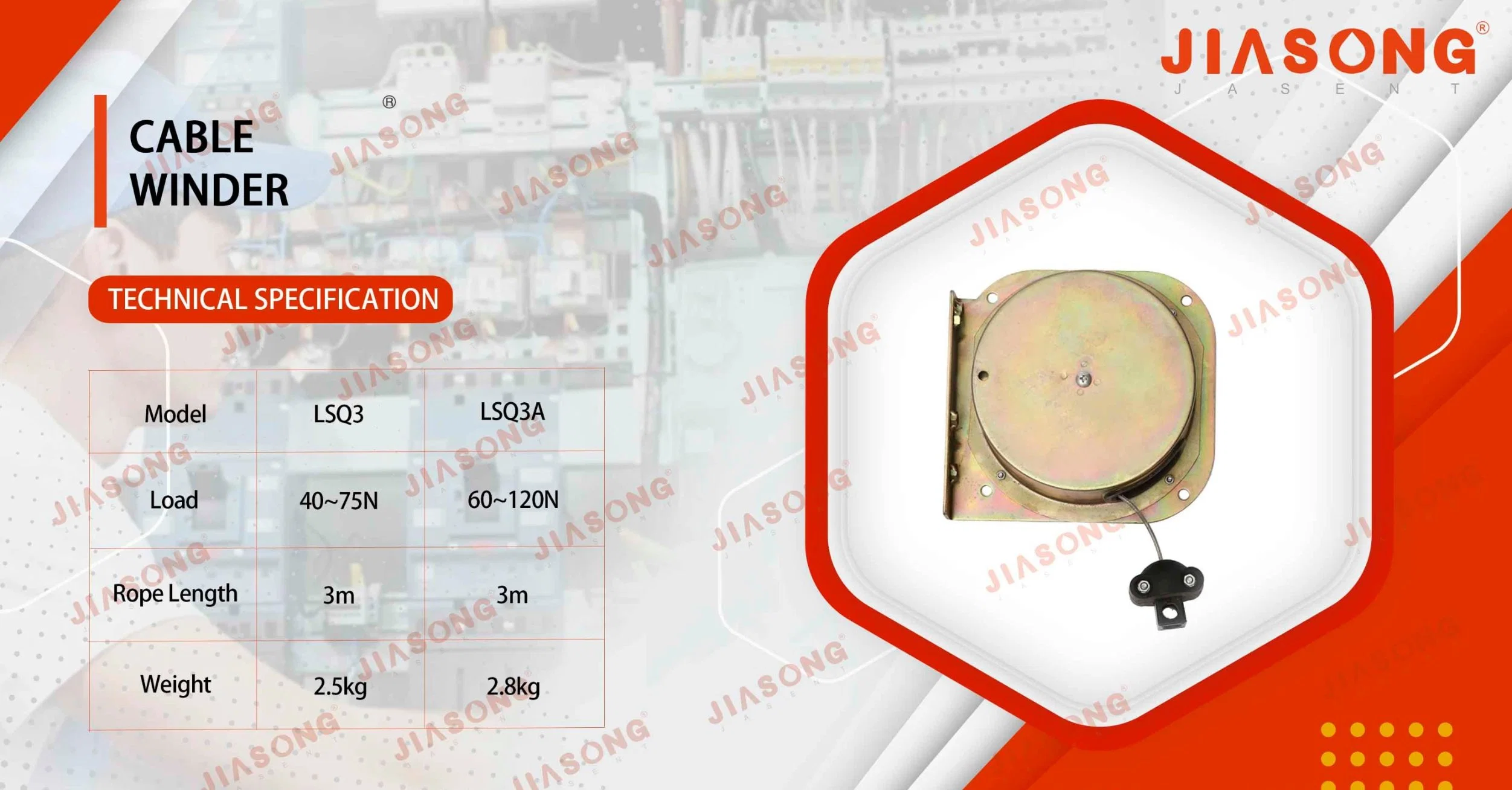 Distribuidor de combustible Retractor de cable de cargador de coche