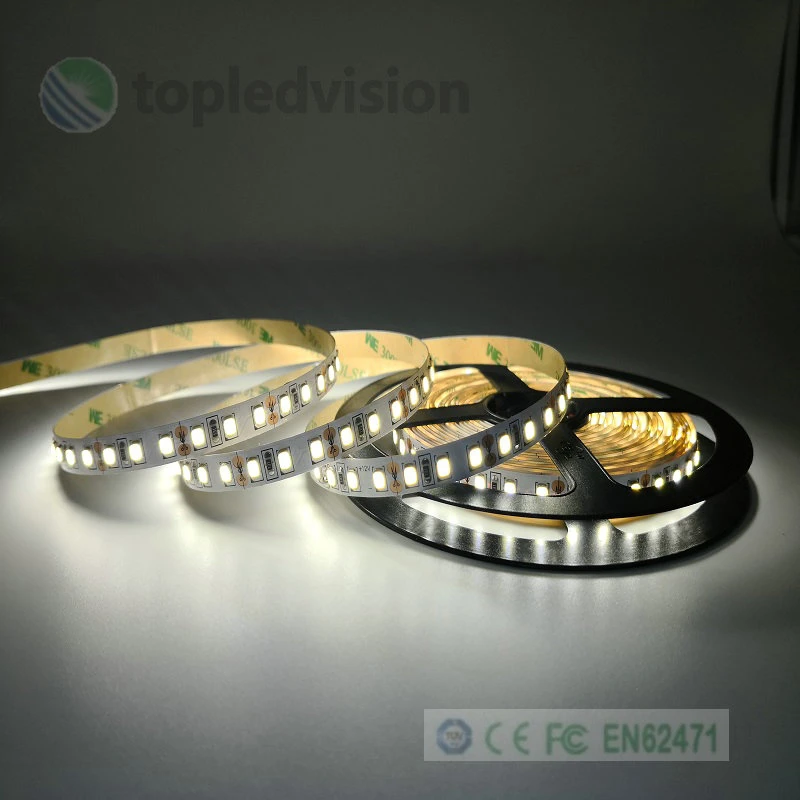 High Bright Sanan Pure gold wire large chip 120LEDs/M 2835 LED Strip 2700K 3000K 4000K 6000K