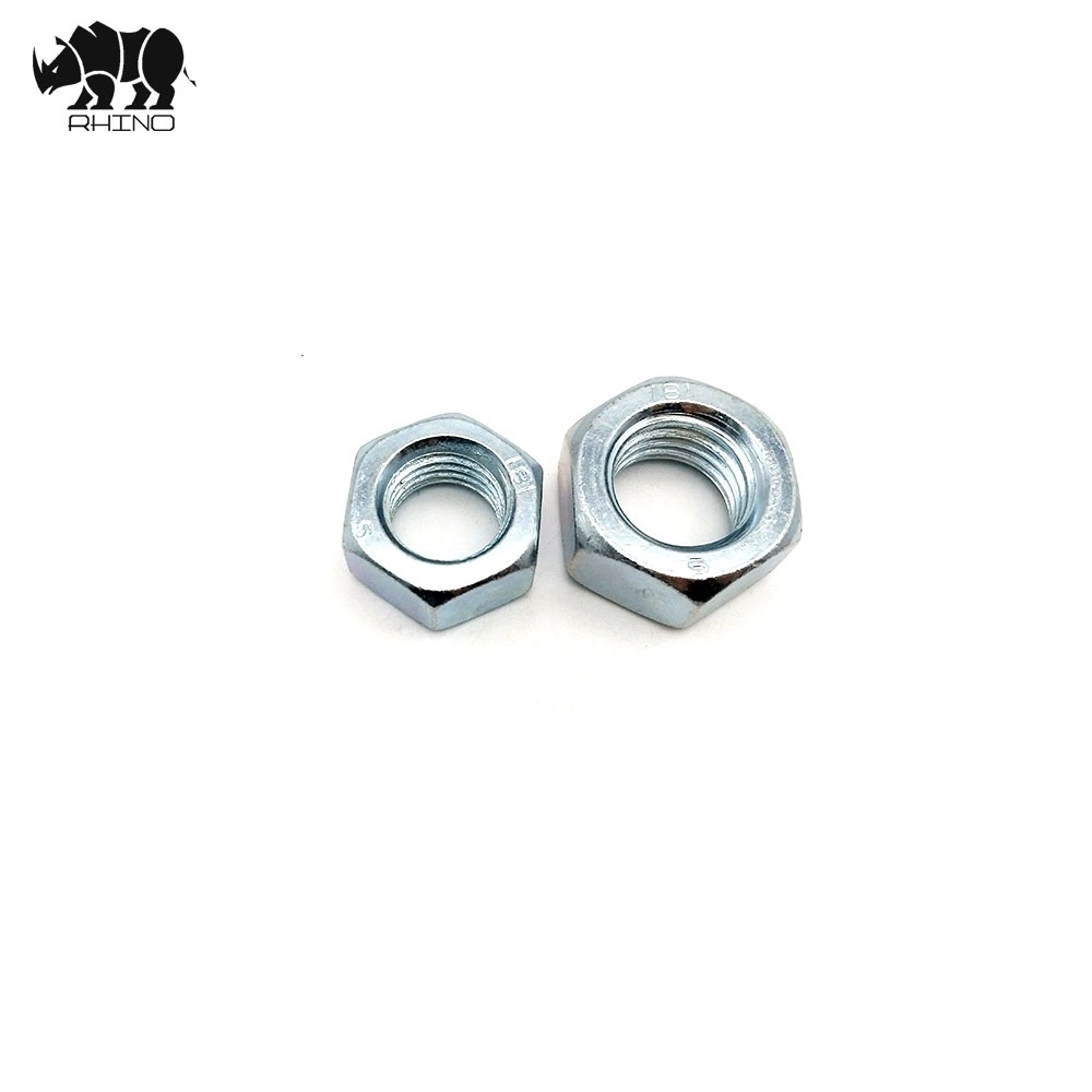 Chinese Manufacturer Factory Carbon Steel Q235 Q195 C1088 Galvanized Plain DIN934 Hex Nut