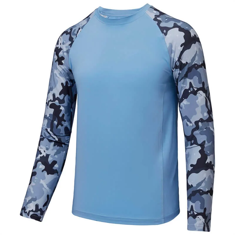 Cheap Price Upf 50+ 100% Polyester Dry Quick Custom Printed Logo Sublimation Long Sleeves T Shirt Fishing Wear
