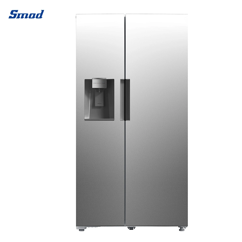 Smad Cold Drink Double Door No Frost Side by Side Fridge Freezer Refrigerator