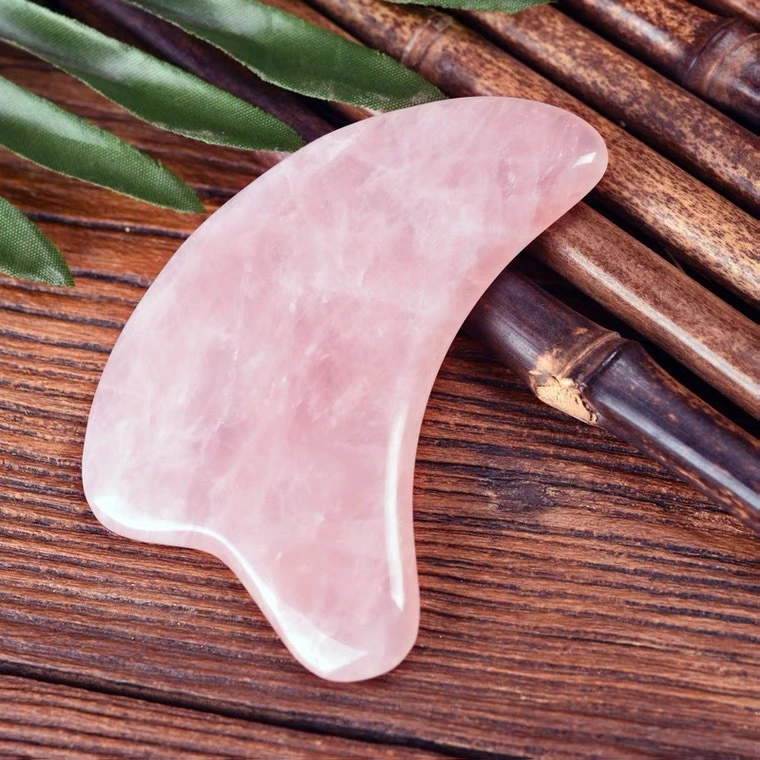 Vente en gros Natural facial Jade Roller Gua Sha massage Tools Jade Massage du visage Gua Sha