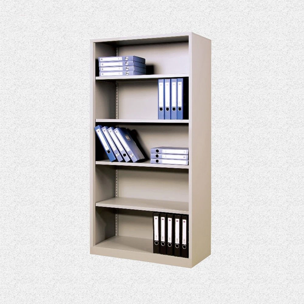 Fas-066 Office Furniture Metal Storage Cupboard with 4 Adjustable Shelves Steel Filing Cabinet Without Door