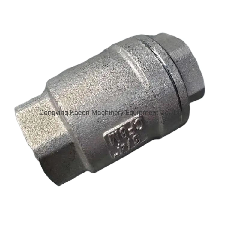 3/4" 1 1/2" 1" Stainless Steel CF8 1000 Wog Vertical Check Valve