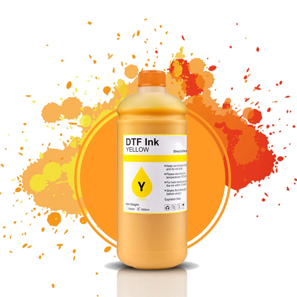 5 ألوان 1000ml من حبر DTF Pigment المستند إلى الماء لإبسون طابعة XP600 L1800 L1805 P600 P800 Dx5 4720 i3200