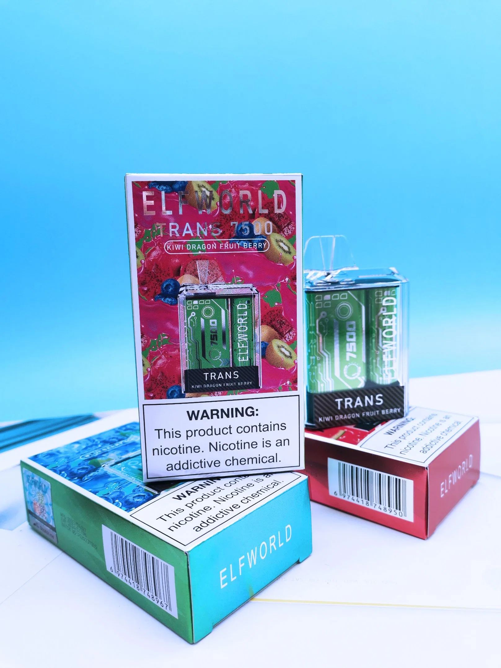 Elf World Trans 7500puffs PRO 9000 puffs Vape King Boss Vaporisateur jetable en gros Ali Puff Boutique en ligne EL Bar 1500-2500 Bar Puffes Vape