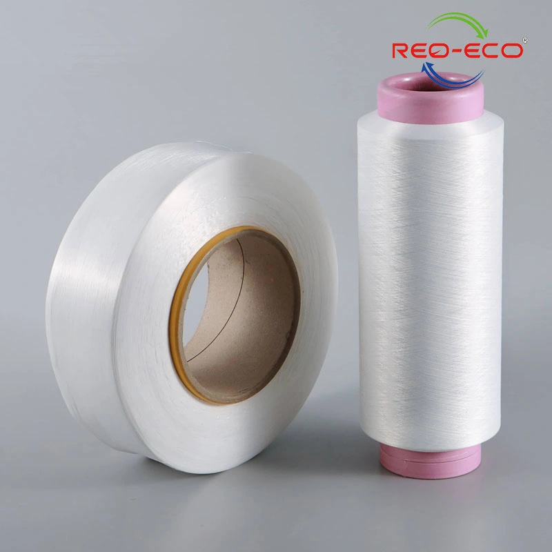 Multi-Ply Recycled 100% Polyester Semi-Dull Spun Yarn for Weaving