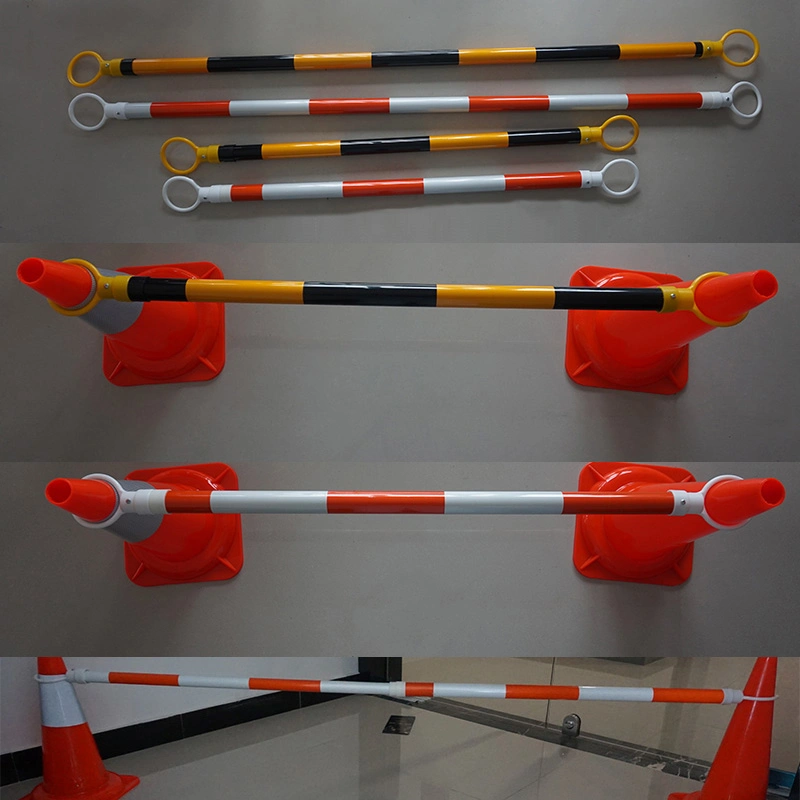 Plastic Extendable Retractable Road Barrier Pole for Traffic Cone