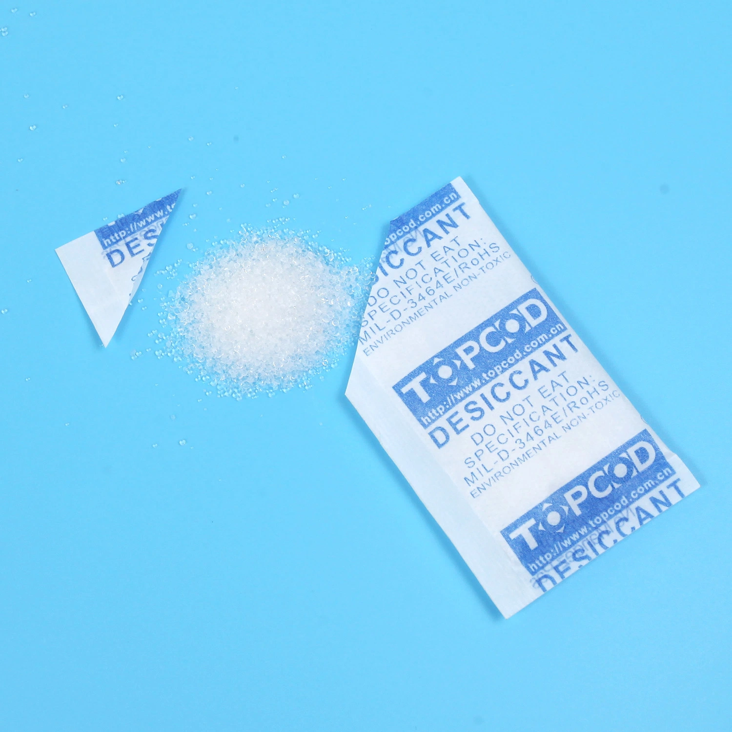 0.5-1.5mm Broken Silica Gel with 35% Moisture Absorption in 25kg Bulk Bag