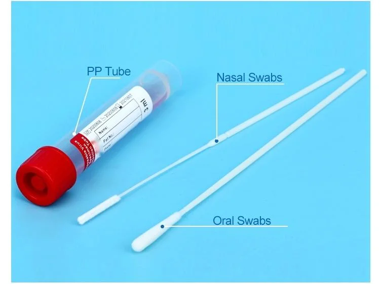 Virus jetables Tube d'échantillonnage les swaps d'extraction de VTM Tube d'échantillonnage jetables