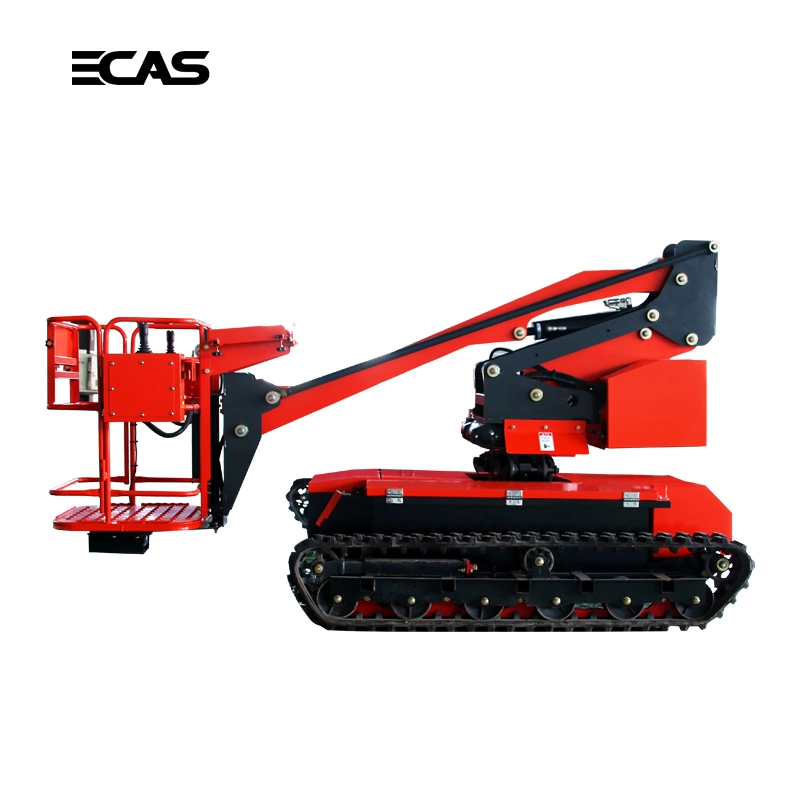 Ecas-100h Boom Lift Lift Platform Variable Speed 48V Aerial Work with AC Motor