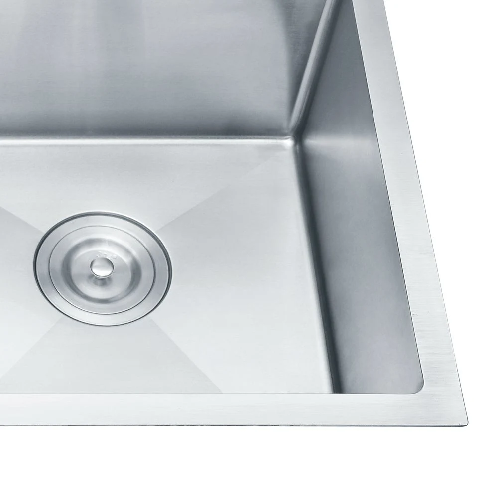 High quality/High cost performance  304/201 Nano Handmade Stainless Steel Kitchen Sink Double Bowl Corner Kitchen Sink