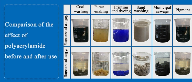 Dry Powder Polyacrylamide Flocculant Pulp Additives Papermaking Retention Aids ISO-45001