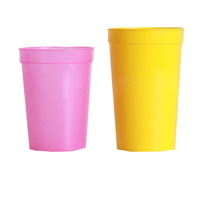 Wholesale Party Multicolor PP Plastic Water Bottle Custom Wine Tea Beer Milk Cold Drink Stadium Cup Promotional Cup