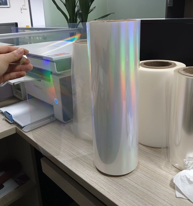 Hot Transparent Holographic Lamination Film Laser Film Thermal Lamination Film