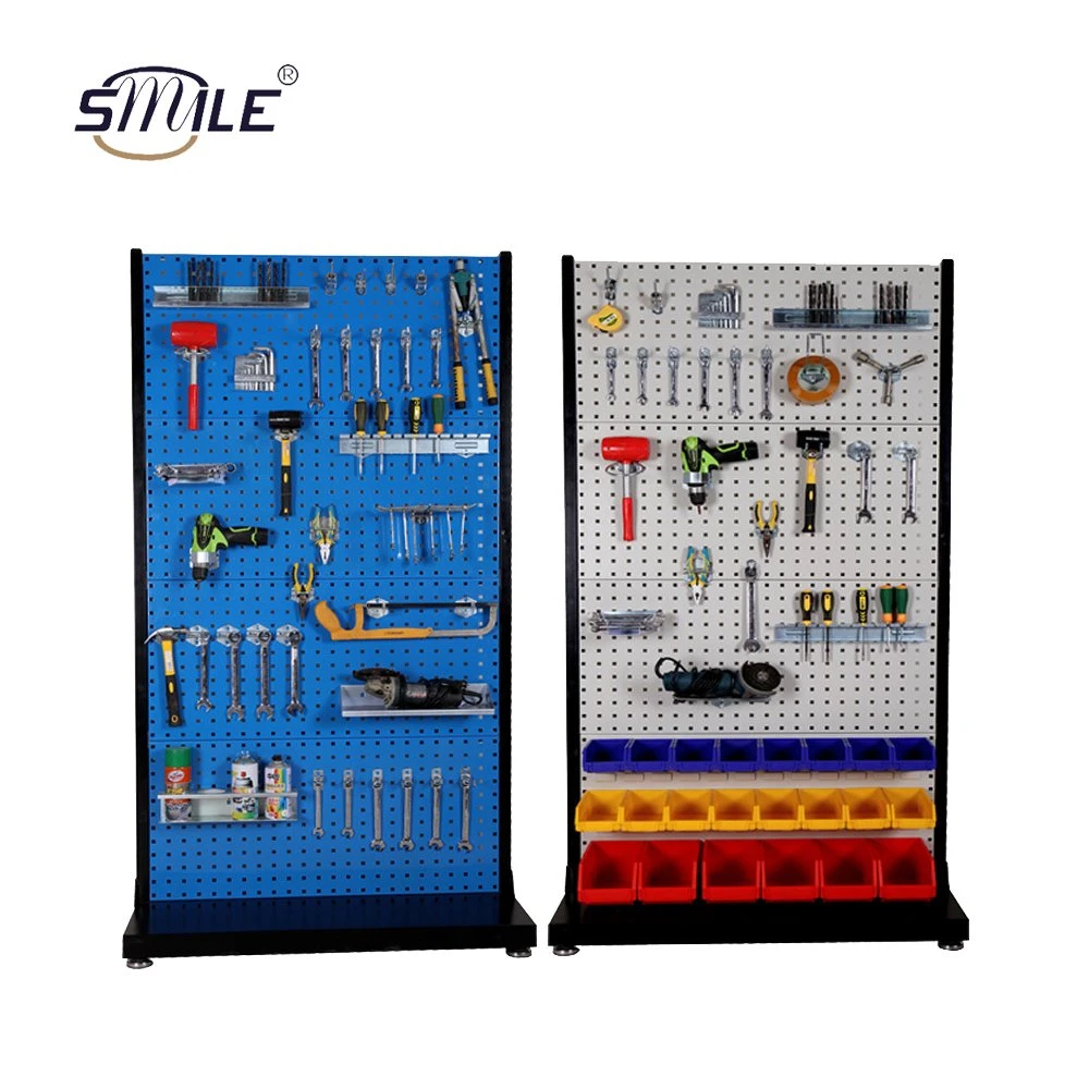 Smiletech Metal Pegboard Display Rack Pegboard Counter Rack Accessory Stand