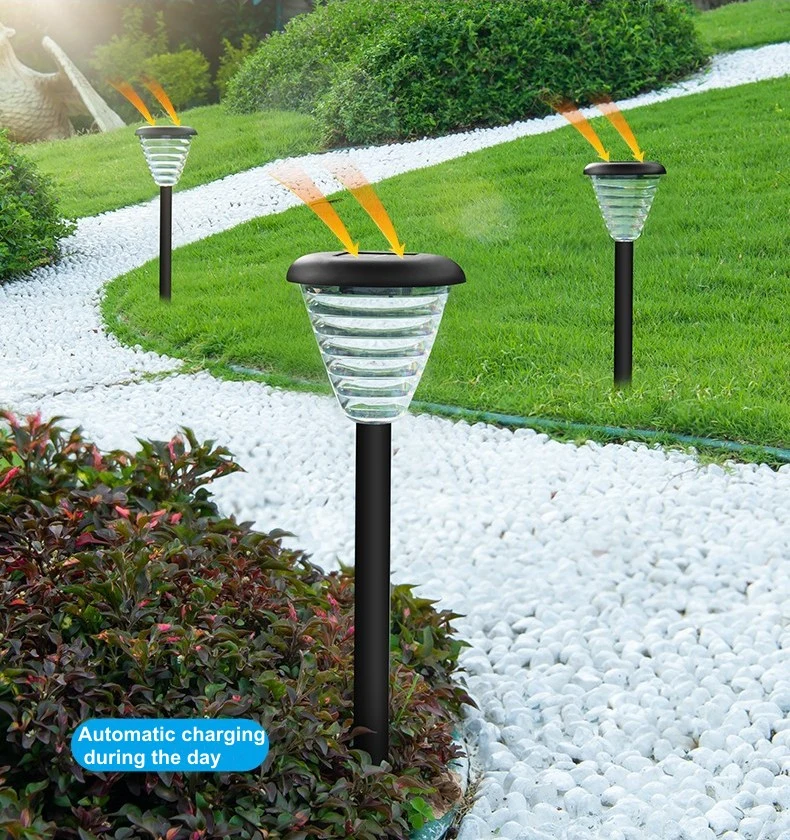 Mudança de cor inteligente de Luz Solar Caminho Paisagem Lawn Villa Decoração Jardim Luz Solar