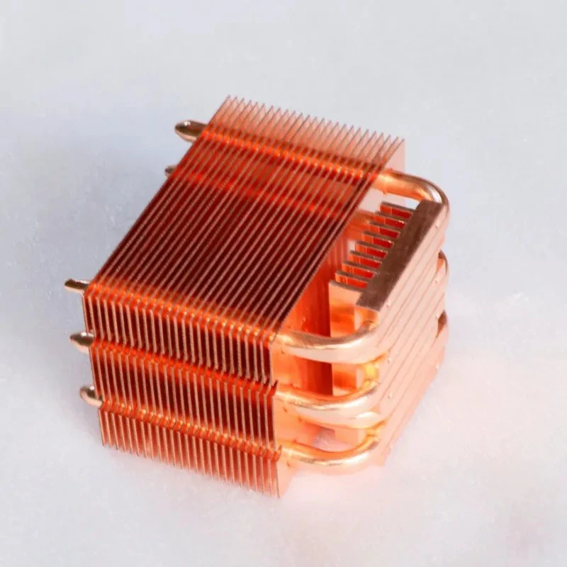 Customized Cooling Fins Wear Fin Welding Fin Heat Pipe Radiator