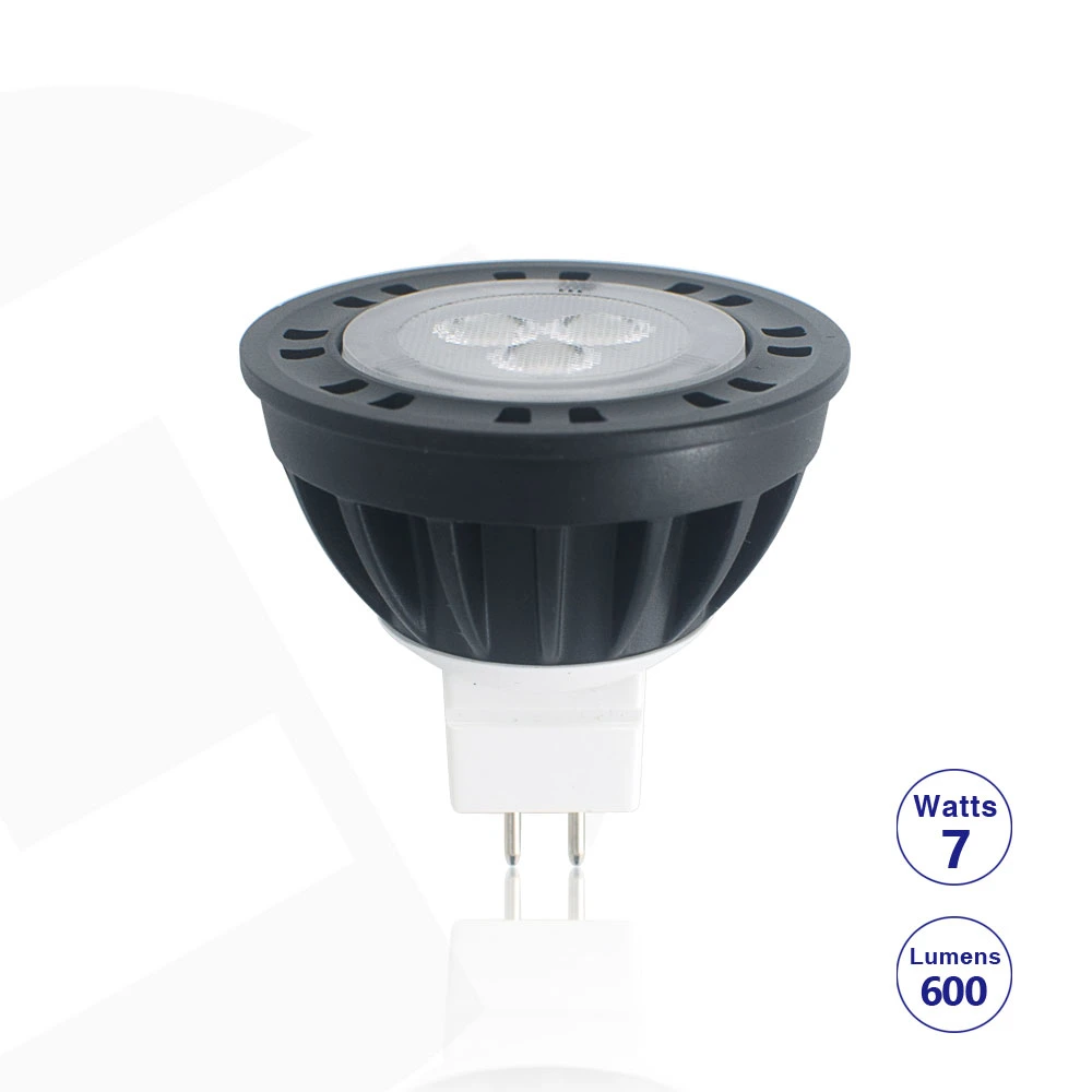 Le LT1016 7Watt ampoule LED MR16 étanches IP65 15/30/45/60/100 deg Gu5.3 Bi-Pin Base pour le paysage extérieur jardin d'éclairage des projecteurs