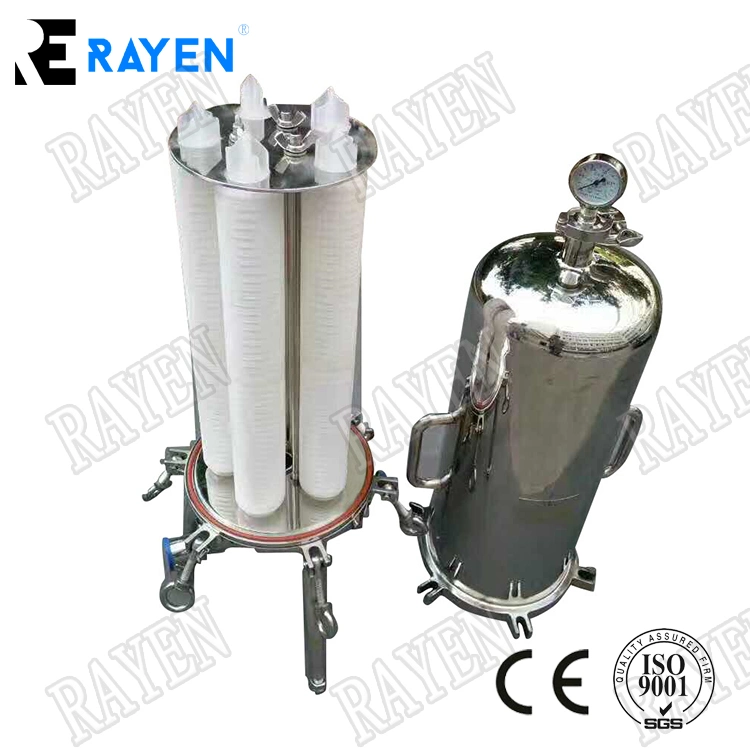 Stainless Steel Air Steam Gas Vent Filter Magnetic Lenticular Cartridge Y Strainer Double Pipe Tube Inline Filter Housing