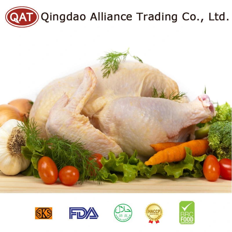 China Halal Frozen Whole Chicken with Skin with Bone Shawama Chicken Meat