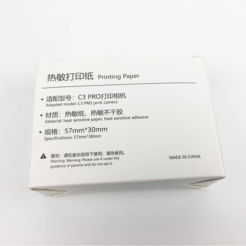 57mmx30mm Roll Direct Thermal Paper Printing Paper for C3 PRO Print Camera