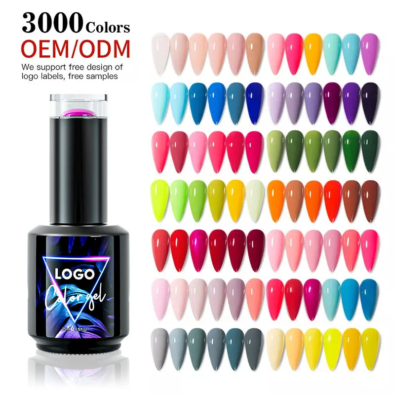 Nueva moda 15ml LED UV Soak off GEL UV Nail Art polaco