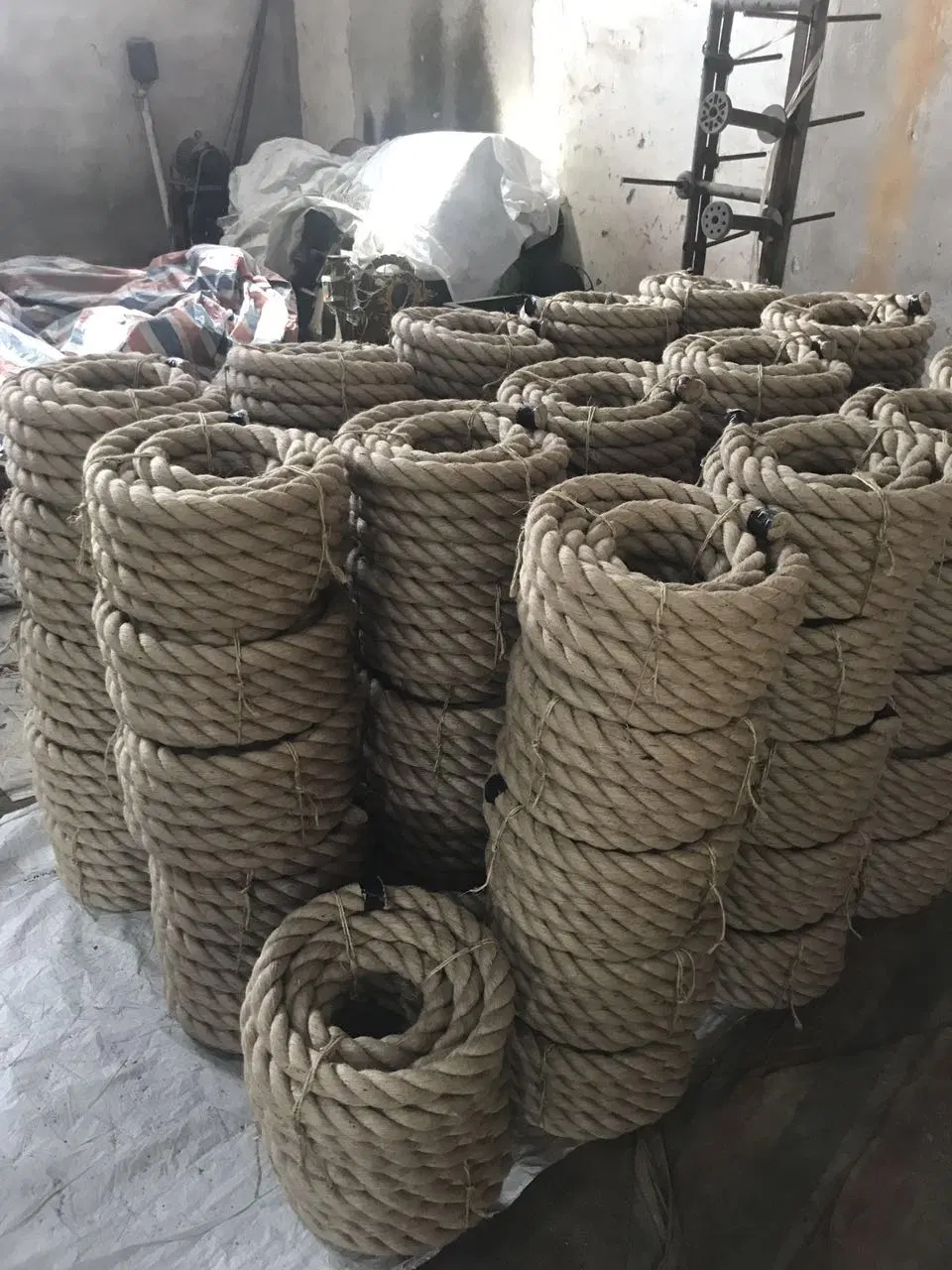 3/4strand Natural Color Sisal/ Hemp/Manila Rope