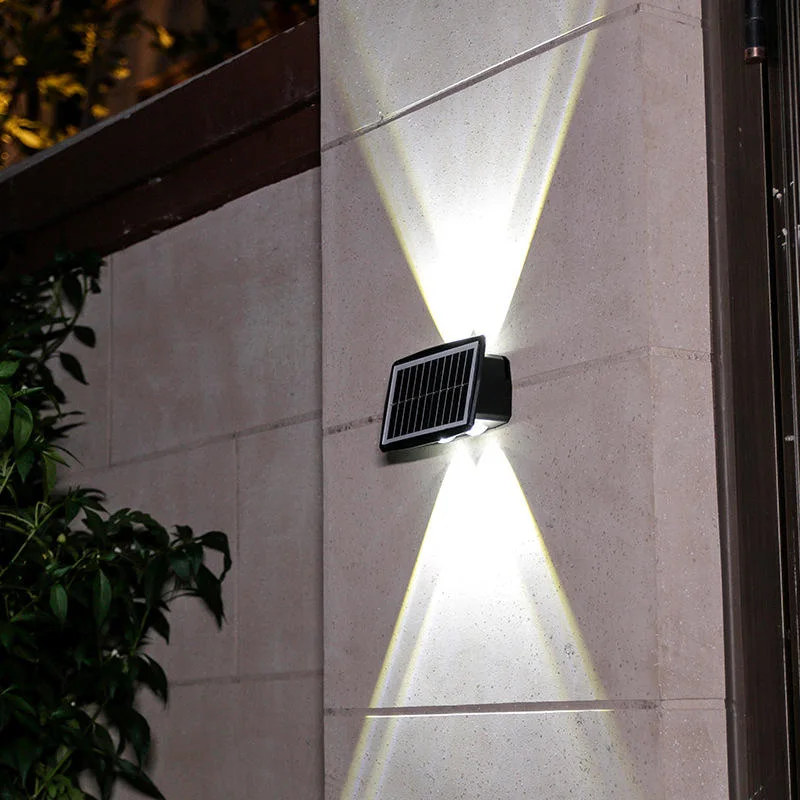 Wasserdichte bunte &amp; weiße Outdoor-LED Solar-Wand-Waschanlage Licht Nachtlicht