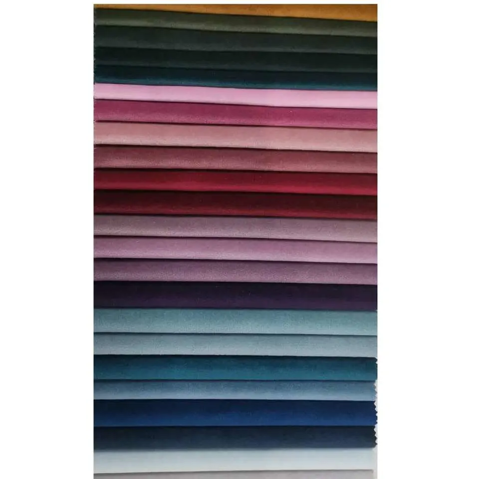 Tissu velours doux teint pour papier velours mat de canapé-lit Chambre à air avec salon, canapé, luxe