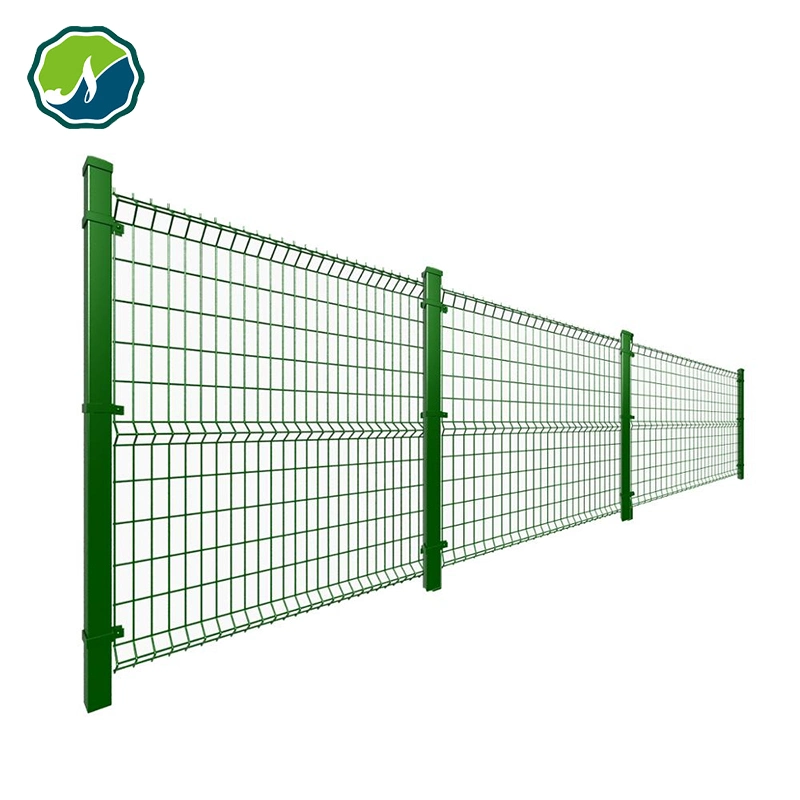 Fence Panels for Solar System PVC Coated Galvanized Wire Mesh Protection Rail