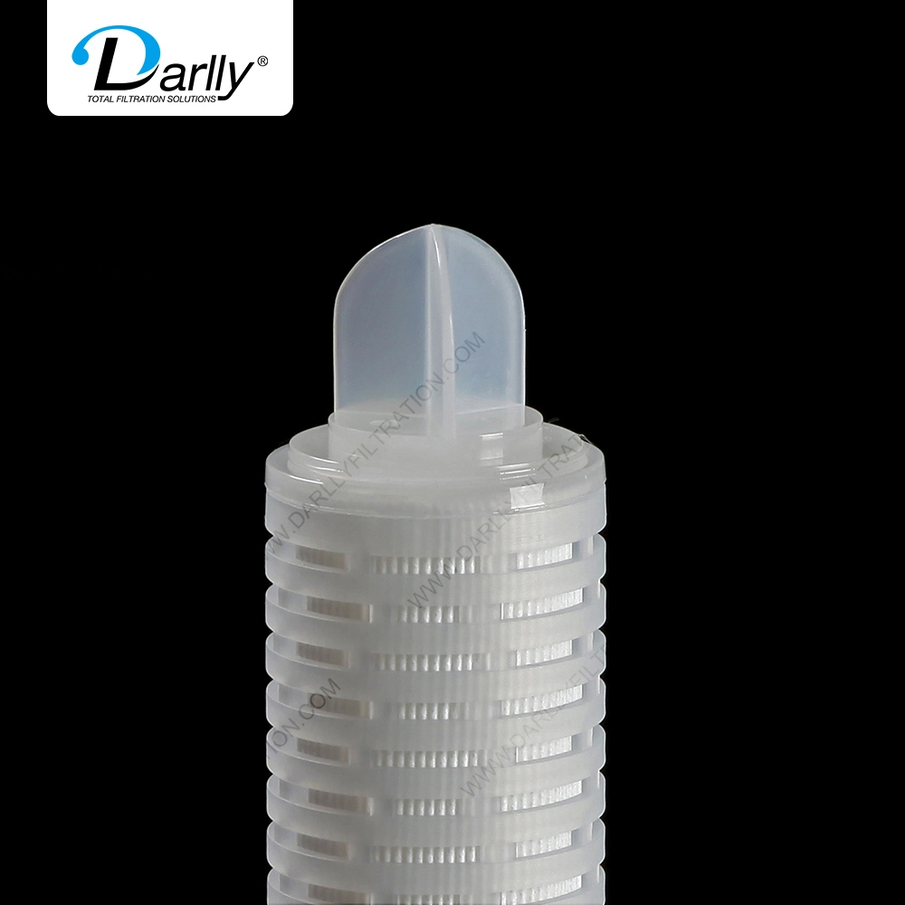 Darlly Pleated 10/20/20/40 Inch Micron Polypropylene Filter Cartridges for Liquid Filtration