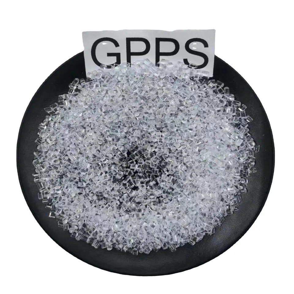 Transparent GPPS Polystyrene Granules Plastic Granules PS Granules Used for Spoon, Fork, Tableware Production