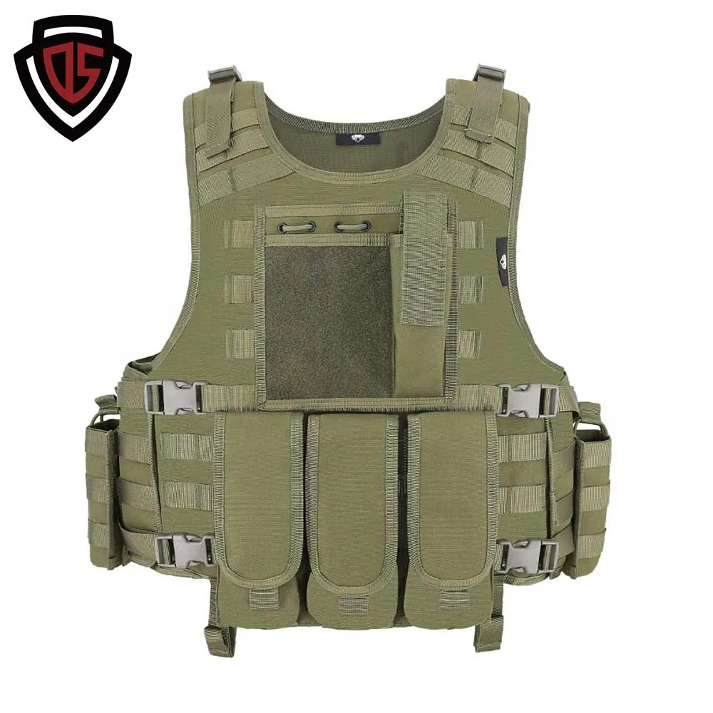 Double Safe léger tactique de la Police de la sécurité Body Armor Bulletproof lutter contre la plaque de protection balistique Veste militaire transporteur gilet pare-balles