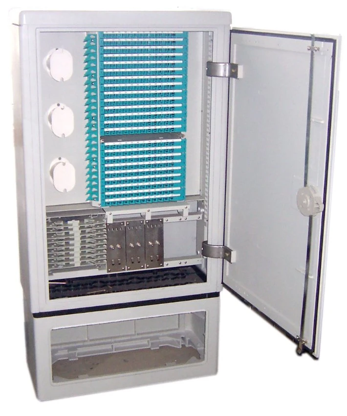 Equipment 72 Cores to 144 Cores Outdoor Fiber Optic Cross Connecting Cabinet