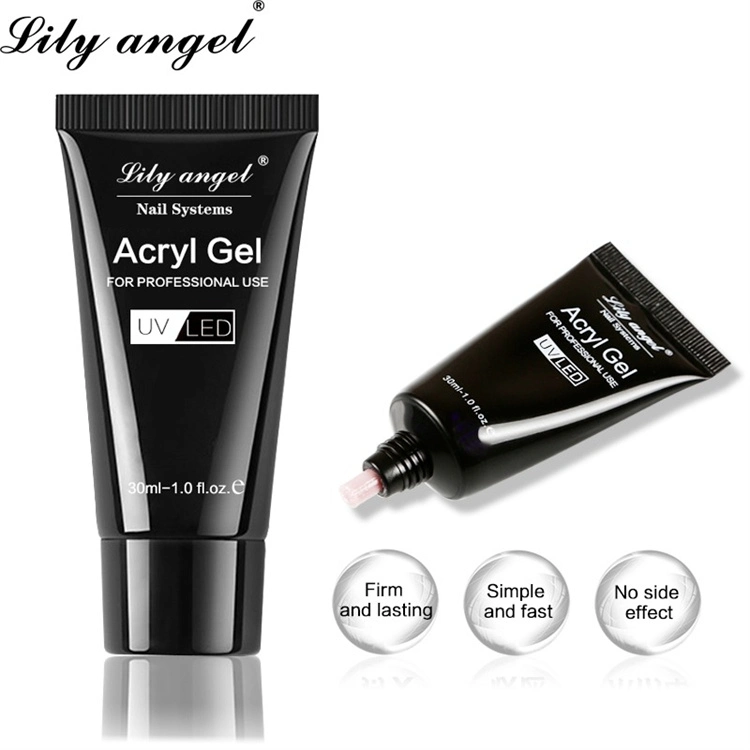 Lily Angel Acryl Gel Wholesale/Supplier Nail Supplies Nail Extension UV LED Nail Gel Poly Nail UV Extension Gel Polish for Gel Tips OEM Private Label