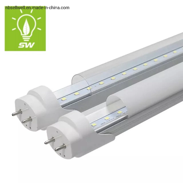 High Lumen Glass Plastic PC Nano 60cm 2FT 9W 10W 120cm 4FT 36W 40W 150cm 5FT G13 360 T8 LED Light 18W Linear Indoor Fluroscent LED Lamp LED Tube