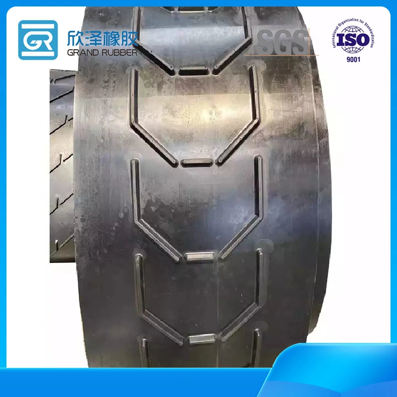 8MPa 10MPa Customized Rubber Anti-Resistant Pattern Conveyor Belt Oil and Wear Skid Resistant Closed Pattern Rough Top Rubber Chevron Oil Resistant Belt