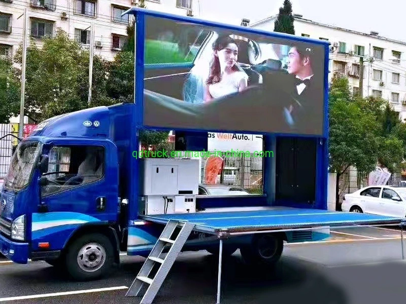 6,8 m2 Mobile plein écran LED de couleur véhicule camion de l'étape de la publicité d'affichage