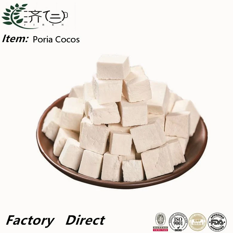 Venta Fu Ling Dulk Natural Square Shape Raw Dried Poria Cocos corta hierba fulgante