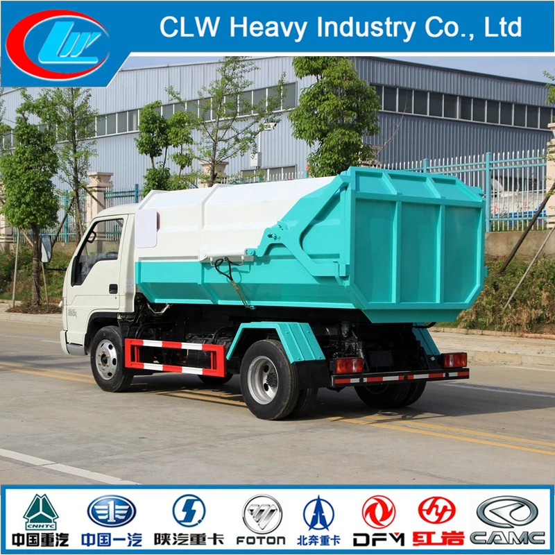 Foton 3 Cbm Automated Side Loader Refuse Truck Roll off Garbage Truck